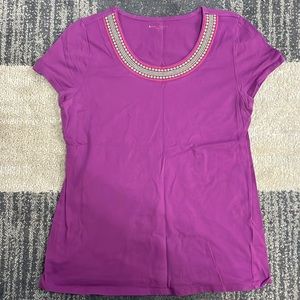 Laura Scott Purple Tee shirt